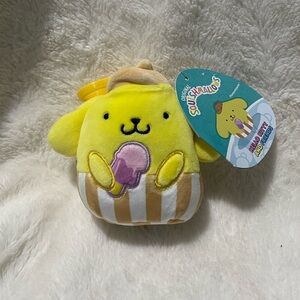 Pompompurin 3.5 inch Original Squishmallow clip